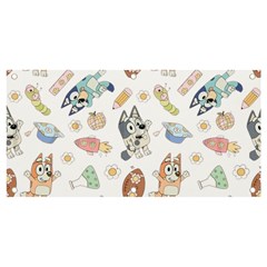 Bluey, Bluey Merch, Bluey Pattern, Bluey Bluey, Bingo, Bluey Design, Bluey Dog Banner And Sign 4  X 2  by avitendut