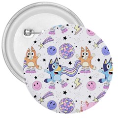 Bluey, Bluey Merch, Bluey Pattern, Bluey Bluey, Bingo, Bluey Design, Bluey Dog 3  Buttons by avitendut