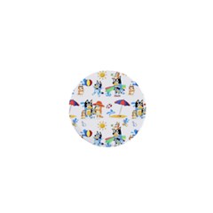 Bluey, Bluey Merch, Bluey Pattern, Bluey Bluey, Bingo, Bluey Design, Bluey Dog 1  Mini Buttons by avitendut