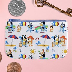 Bluey, Bluey Merch, Bluey Pattern, Bluey Bluey, Bingo, Bluey Design, Bluey Dog Large Coin Purse by avitendut