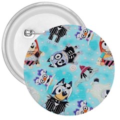 Bluey, Bluey Merch, Bluey Pattern, Bluey Bluey, Bingo, Bluey Design, Bluey Dog 3  Buttons by avitendut