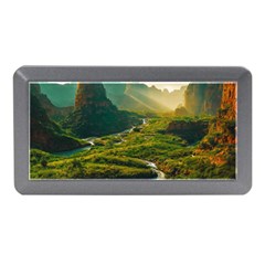 Mountains Trees Forest Memory Card Reader (mini) by Anend