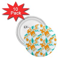 Design Pattern Seamless Tropical 1 75  Buttons (10 Pack) by Tsamara
