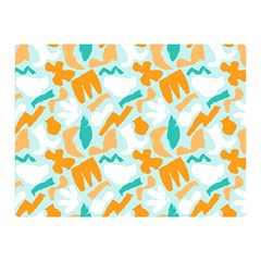 Design Pattern Seamless Tropical 35  X 27  Two Sides Premium Plush Fleece Blanket (mini) by Tsamara