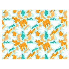 Design Pattern Seamless Tropical 40  X 30  Premium Plush Fleece Blanket (extra Small) by Tsamara