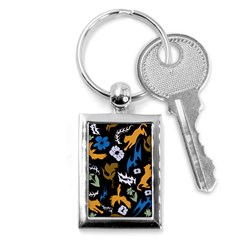Pattern Design Seamless Texture Key Chain (rectangle) by Tsamara