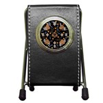 Seamless Pattern Repeat Repetition Pen Holder Desk Clock Front