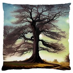 Nature Outdoors Cellphone Wallpaper Background Artistic Artwork Starlight Book Cover Wilderness Land Standard Premium Plush Fleece Cushion Case (one Side) by Posterlux