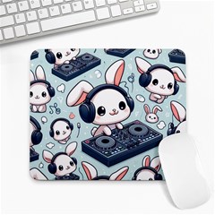 Dj Rabbit Mousepad Large Mousepad by thatfashion