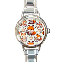 Cute Fox Watch Round Italian Charm Watch by thatfashion