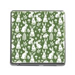 Easter bunny pattern Memory Card Reader (Square 5 Slot) Front
