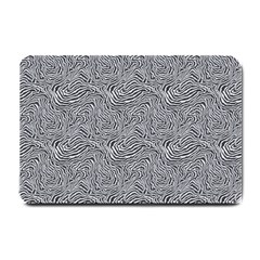 Dark Grey Snake Small Doormat by DinkovaArt