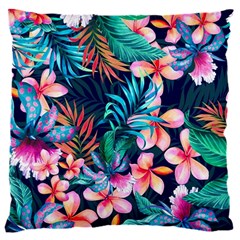 Hawaiian Flowers Hawaii 16  Baby Flannel Cushion Case (two Sides) by Cemarart