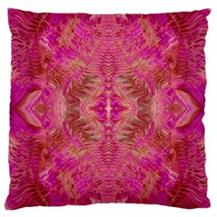 Tondo Symmetry Large Cushion Case (one Side) by kaleidomarblingart
