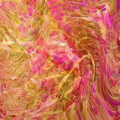 Acid Green Blend Play Mat (rectangle) by kaleidomarblingart