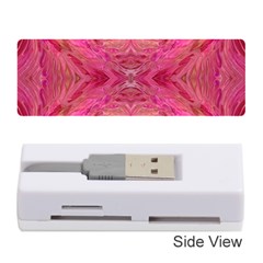 Pink Pour  Memory Card Reader (stick) by kaleidomarblingart