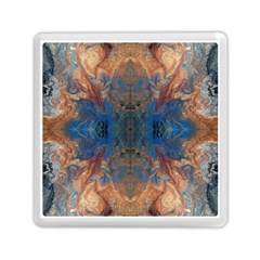 Pour Repeats Memory Card Reader (square) by kaleidomarblingart